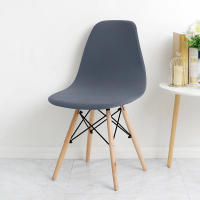 Funda de silla de concha de Color sólido, fundas elásticas baratas para sillas con respaldo corto, fundas de asiento de comedor impresas para el hogar, Bar, Hotel, fiesta y banquete - details 6