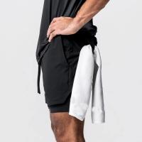 Pantalones Cortos de Nylon con Bolsillo Ideal para Entrenamiento Muscular y Correr 2 en 1 Deportiva - details 16