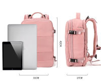 Bolsa de gimnasio USB de 17 pulgadas para mujer, mochila seca y húmeda, mochila de nailon para mujer, bolso de hombro para estudiante, mochila escolar para computadora portátil - details 16