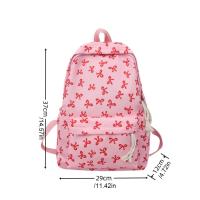 Mochila con lazo de nailon, bolso escolar ligero de gran capacidad para estudiantes, bolsa de almacenamiento, bolso de hombro para adolescentes de estilo japonés, viaje - details 0