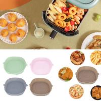 Freidora de aire de 1 piezas, olla de silicona para Pizza, pollo frito, sartén con calefacción, cesta para hornear, bandeja de cocina portátil, accesorios - details 3