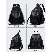 2025 nueva mochila de cuero casual para mujer, mochila de viaje versátil de estilo extranjero de gran capacidad - details 5
