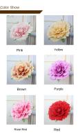 Nuevo 50cm PE peonía Artificial seda flores falsas al aire libre simulación gigante flor de peonía decoración de pared de fondo - details 1