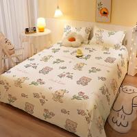 Sábana de Cama Doble Pieza Única para Dormitorio Estudiantil Tela de Algodón Liso de 1.0 Meterio - details 1