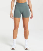 Pantalones cortos sin costuras para mujer, ropa de medio pantalón suave para Fitness, Yoga, gimnasio, correr y bicicleta, novedad - details 19