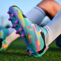 Zapatos de fútbol uñas largas de los hombres entrenamiento de juego de hierba para adultos de los niños mayores - details 11