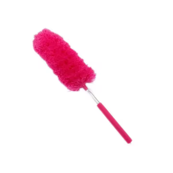 Plumero de plumas largo telescópico, cepillo estático mágico, 80cm, extensible, portátil, Mini, duradero, lavable - 1