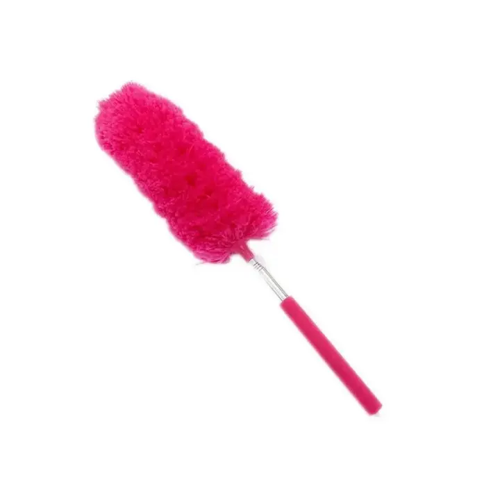 Plumero de plumas largo telescópico, cepillo estático mágico, 80cm, extensible, portátil, Mini, duradero, lavable - 1