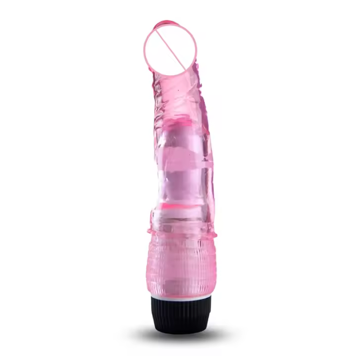 Vibrador de Silicona de Cristal Kaelynn Estimulador de Punto G con Vibraciones Súper Fuertes - 1