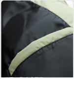 Chaqueta de Hombre Nueva a la Moda, Cortavientos, Gruesa, Abrigada para Invierno, Informal, Lisa, para Exteriores, Holgada, Cómoda, con Cuello Alto, Parka - details 11