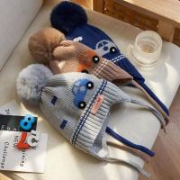 Gorro de Bebé con Bufanda 2023 Diseño de Dibujos Animados Lindos Gorro de Pelo Cálido de Invierno para Niños y Niñas Estilo de Moda con Diseño de Conejo y Dinosaurio - details 3