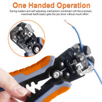 Pelacables multiherramienta, cortador de pelado automático, prensado de alambre, herramientas de reparación de electricista para corte de cables - details 3
