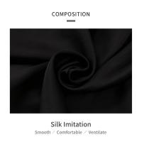 Conjunto De Pijamas De Seda Y Satén Para Mujer Verano Con Cuello Redondo Y Shorts 2 Piezas Dormitorio Elegante Pijama De Noche - details 34