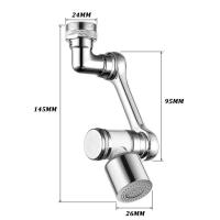Aireador de grifo con filtro de rotación de 1080 °, boquilla de ahorro de agua para cocina, Universal, burbujeador, extensor de cabezal antisalpicaduras - details 10