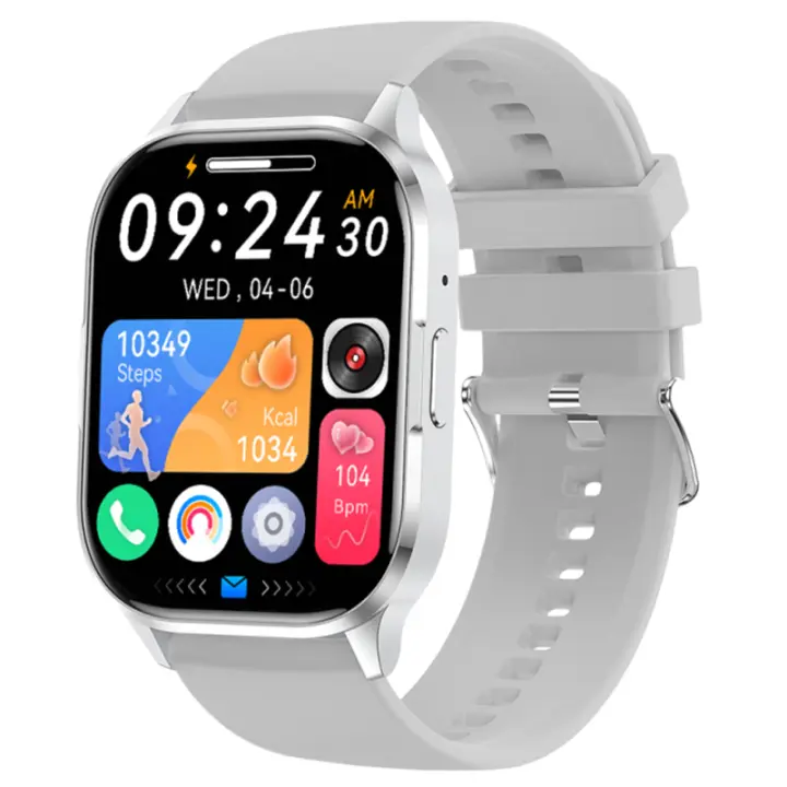 2025 Reloj inteligente para hombres y mujeres, reloj inteligente con pantalla AMOLED de 2,01", llamada Bluetooth, esfera de reloj personalizada, podómetro, oxígeno en sangre, monitor de frecuencia cardíaca y sueño, asistente de voz Ai, compatible con iPho - 1