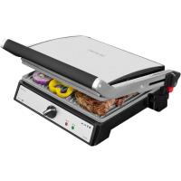 Parrilla Eléctrica de Piedra Revestida Placas Extraíbles y Reversibles, Apertura de 180ª, Superficie Amplia 2200 W, Acero Inoxidable - details 20