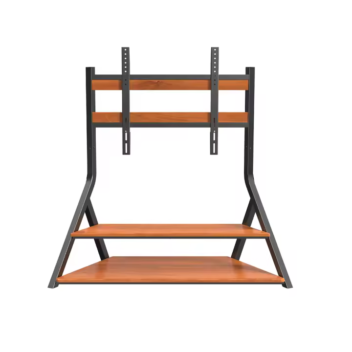 Soporte de suelo para TV de esquina ajustable en altura de 50/100 pulgadas, soporte para TV resistente con grande - 1