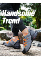 Nuevos zapatos de senderismo para hombre, zapatos de viaje de senderismo transpirables de malla, zapatos de campo traviesa para exteriores, zapatos deportivos de ciclismo de montaña - details 16