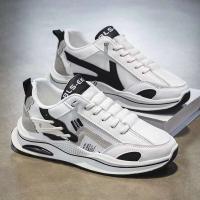 Y Zapatillas de deporte informales para hombre con cordones y plataforma baja, versátiles y de fondo grueso - details 2