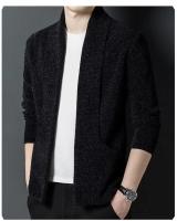 Cárdigans, suéteres, ropa de calle, chaquetas de punto de moda, tops casuales de manga larga de punto jacquard para hombre para primavera, otoño e invierno - details 7