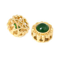 5 uds. De cuentas redondas de latón de Color dorado mate, estilo Vintage, pulseras de cuentas nepalesas, cuentas espaciadoras, suministros para fabricación de joyas, accesorios Diy - details 33