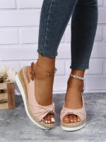Sandalias de Mujer de Moda con Punta Abierta y Cuña 2023 Estilo Gladiator Ligero Plataforma Zapatos de Playa Antideslizantes Talla Grande - details 7