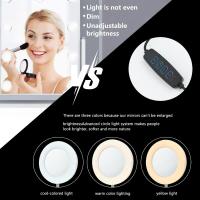 Espejo de Maquillaje con Luz LED, Espejo Plegable Ajustable para Viajes - details 0
