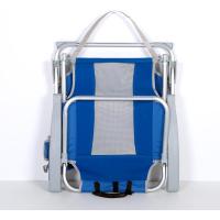 playa plegable y reclinable 5 posiciones, Silla portátil plegable 55x67,5x86cm, Incluye cojín, 1 bolsillo, 1 bolsa con cremallera y topes antivuelco, Sillas de playa - details 24