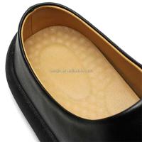 Nuevos zuecos de madera de cuero genuino de alta calidad para hombres talla grande 38-46 antideslizantes informales zapatos de moda ligeros negros puros - details 4