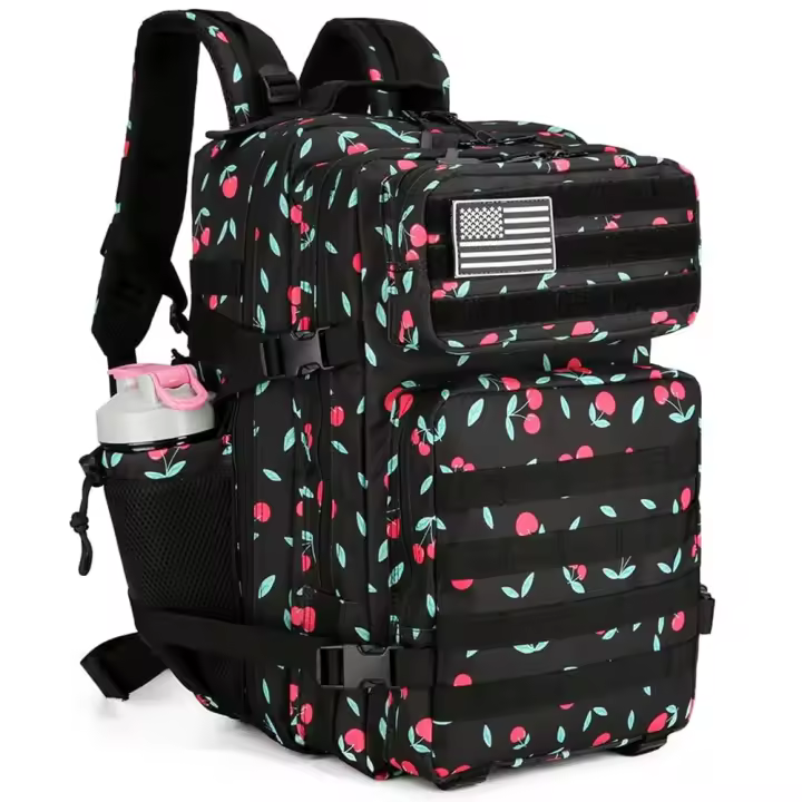 Mochila Táctica de 45 L Bolsa de Viaje Impermeable Adecuada Para Montañismo Acampada y Senderismo - 1