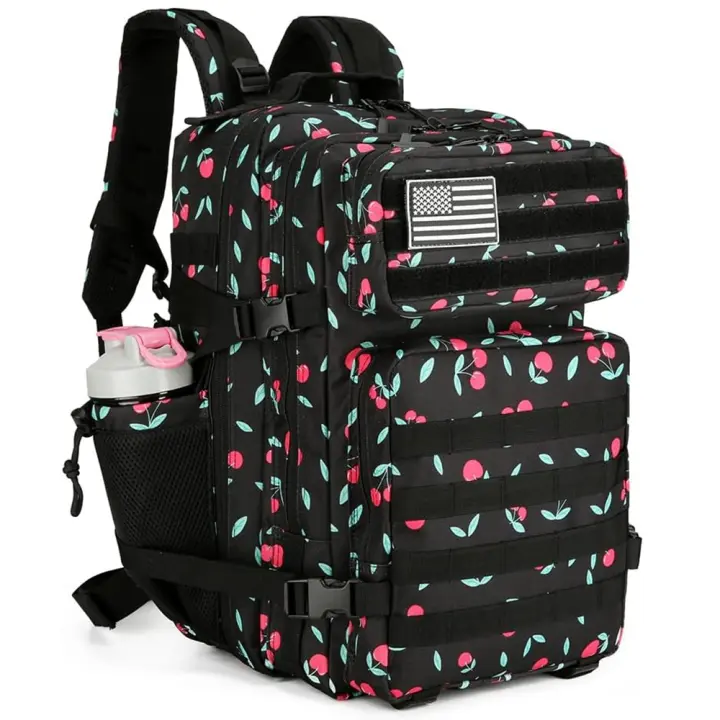 Mochila Táctica de 45 L Bolsa de Viaje Impermeable Adecuada Para Montañismo Acampada y Senderismo - 1