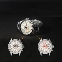 DUGARY brújula reloj de cuarzo piloto militar moda luminosa impermeable inoxidable 42mm marca de negocios para hombres reloj de pulsera - details 1