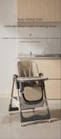 Silla de comedor plegable multifuncional para bebé, sillón reclinable para comer, conveniente, elevado - details 0