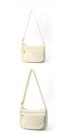 Bolso bandolera para mujer, mochila de hombro de alto valor, bolso de hilo bordado con rombos, bolso portátil de gran capacidad - details 2