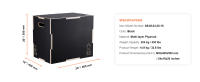 Succebuy Plyometría Salto Box 3 en 1 Plataforma y Caja de Salto para Entrenamiento en Gimnasio en Casa Equipo de Fitness Antideslizante - details 7