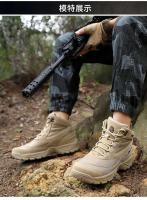 Botas de combate, zapatos de trabajo de seguridad tácticos, botas de motocicleta, zapatos de senderismo al aire libre para hombres - details 14