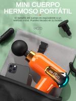 Pistola de Masaje Muscular con 9 Niveles Ajustables, Potente, Ultra Silenciosa y Pantalla Táctil LCD, Masajeadora con 4 Cabezas de Masaje para Relajación, Recuperación y Alivio de Fatiga - details 1