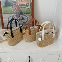 Diseño de bolso bolso de mujer bolso de paja nuevo bolso de playa de verano bolso tejido de moda bolso de mensajero - details 23