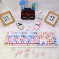 Angel girl keycap MOA altura PBT material sublimación caliente keycap lindo conjunto completo personalizado de keycaps（Teclado no incluido) - details 5