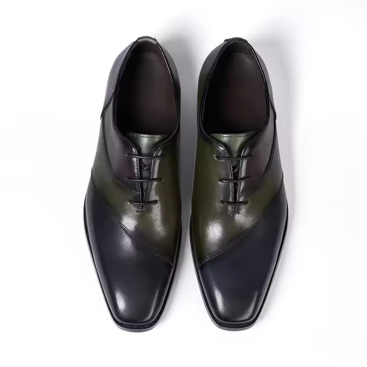 Zapatos de vestir de negocios italianos hechos a mano para hombres - 1