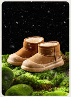 Botas de nieve niños antideslizante impermeable niñas al aire libre engrosado zapatos de algodón grandes - details 12