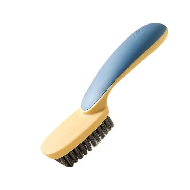Cepillo de limpieza multiusos para el hogar, cepillo de cerdas suaves duradero con mango largo, cepillo para fregar zapatos, cocina y baño - 1