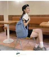 Mochila escolar impermeable de gran capacidad para mujer, mochila escolar con cremallera suave, Color sólido, mochila informal para adolescentes y niñas, suministro para estudiantes - details 33