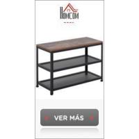 Organizador de Zapatos de Estilo Negro Zapatero Estrecho de 2 Puertas con Estantes Ajustables para 12 Pares de Zapatos Tamaño 83x30x90 cm Muebles y Organización - details 11