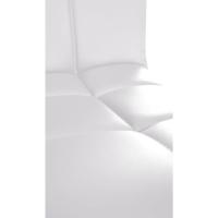 Cuero I Silla Lounge Regulable En Altura & Giratoria I Butaca De Salón Moderna & Acolchado, Color:Blanco - details 2