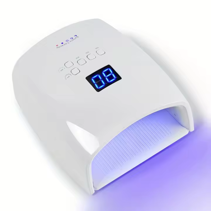 Secador de uñas con lámpara LED UV, luz de uñas de Gel, lámpara de uñas recargable con ajuste de temporizador, lámpara de Uñas de Gel UV para uñas de Gel - 1