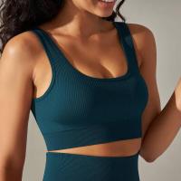 Sujetadores deportivos sin costuras para mujer, ropa interior a prueba de golpes para correr en el gimnasio, top corto, sujetador de yoga transpirable - details 25