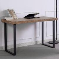 Mesa de Oficina, Color Roble Boreal y Negro, Medidas: 120 cm (Largo) x 60 cm (Ancho) x 73 cm (Alto) - details 1