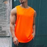 Summer Gym Tank Top Men Mesh Clothing Quick Dry Bodybuilding Sleeveless T Shirt Fitness Singlets Basketball Sports Muscle Vest - details 16