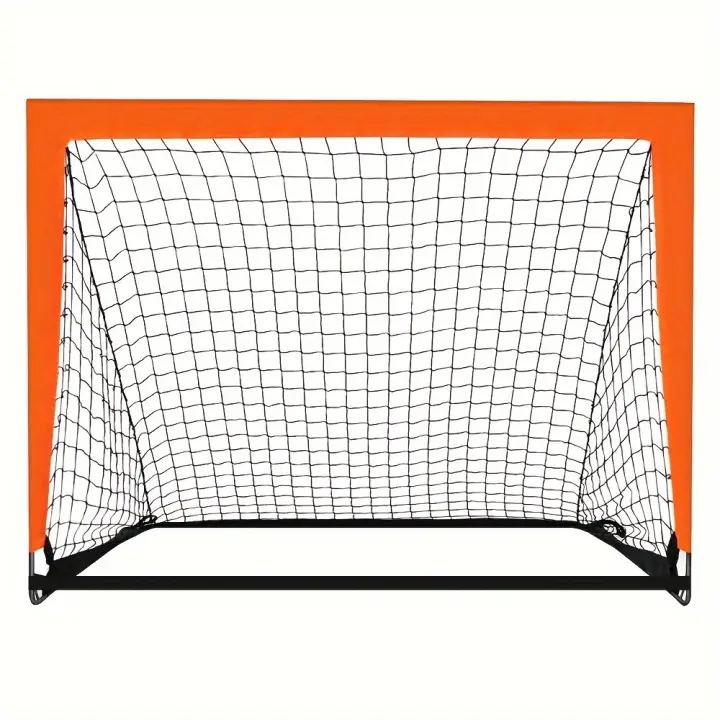 Portería de fútbol portátil para patio trasero, Red de fútbol de entrenamiento móvil plegable para interiores y exteriores - 1
